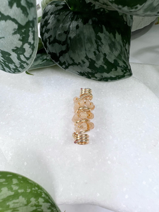 Ellie Wire Loc Jewelry (champagne)