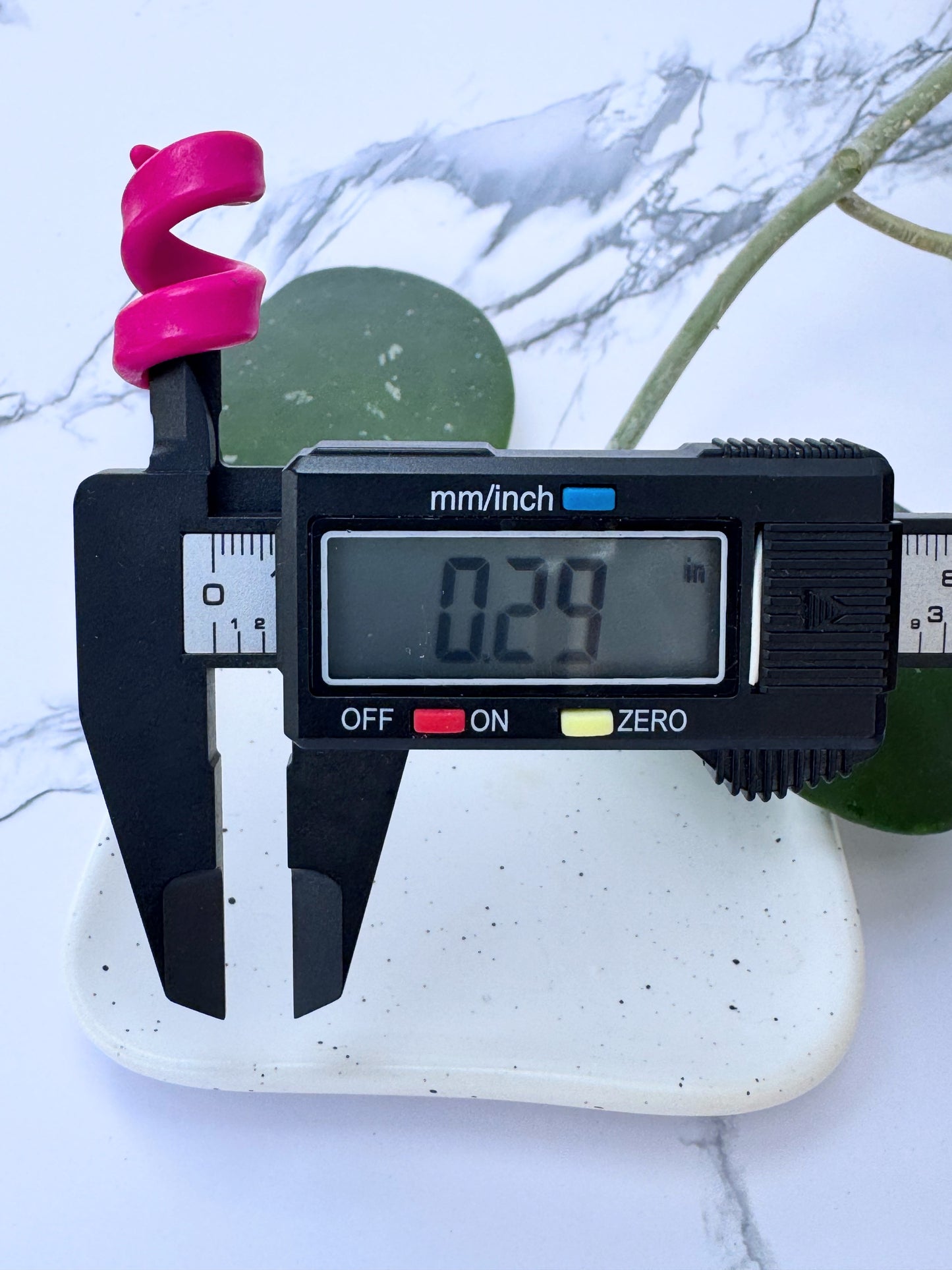 Fucshia Clay Open Spiral