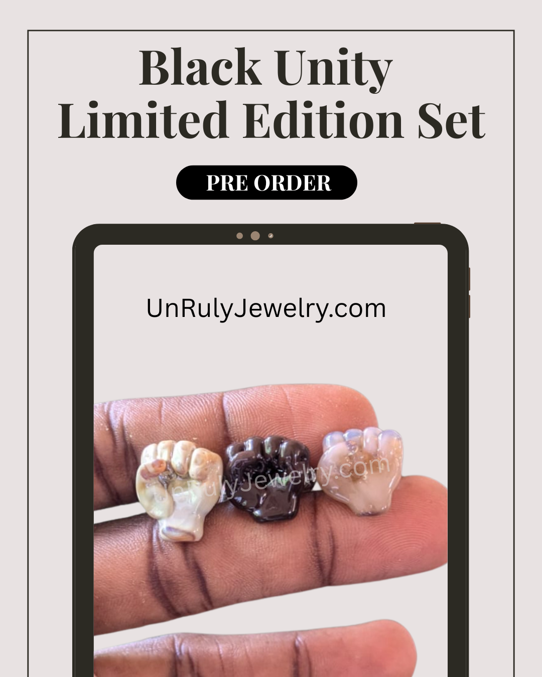 Black Unity Trio Set Limitied Edition