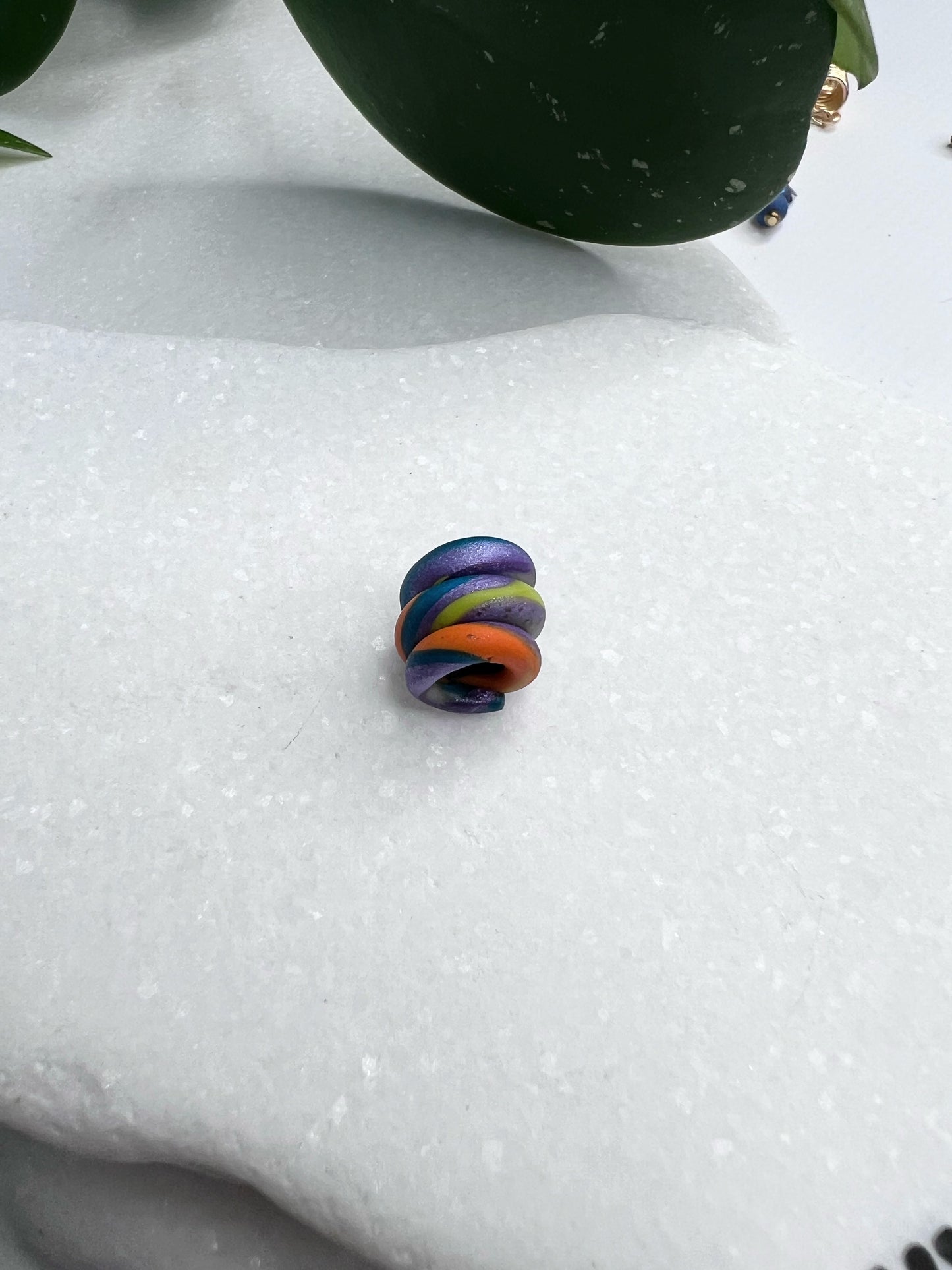 Lime and Orange Coil