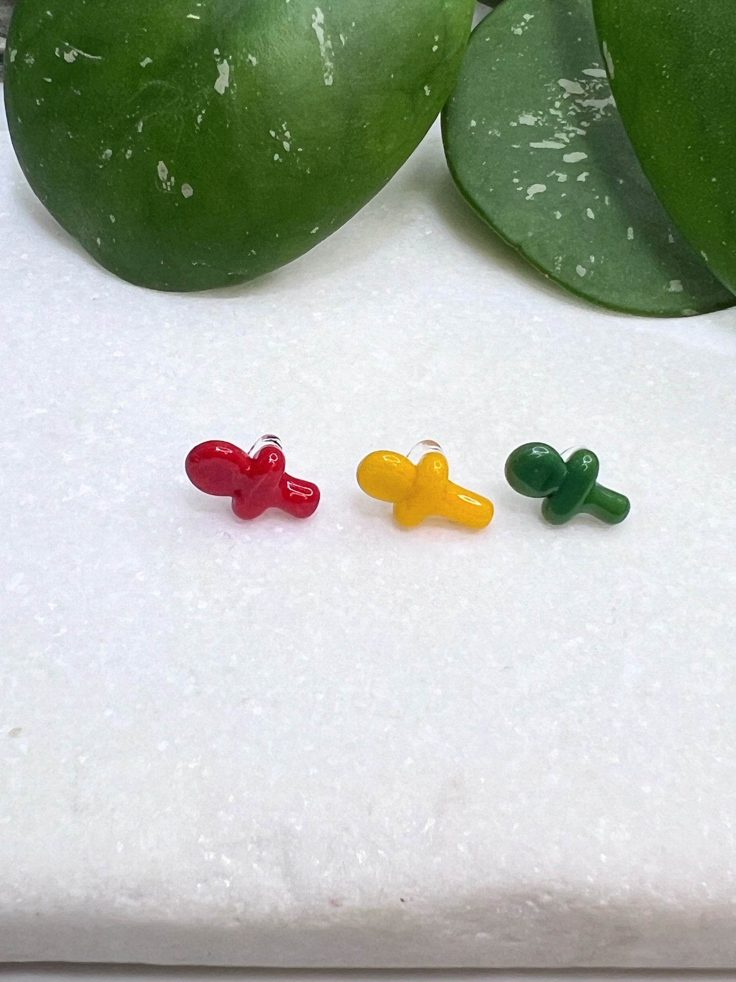 Green Anhk (micro/sister loc bead)
