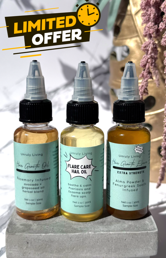 Hair Oil Sample Pack Trio