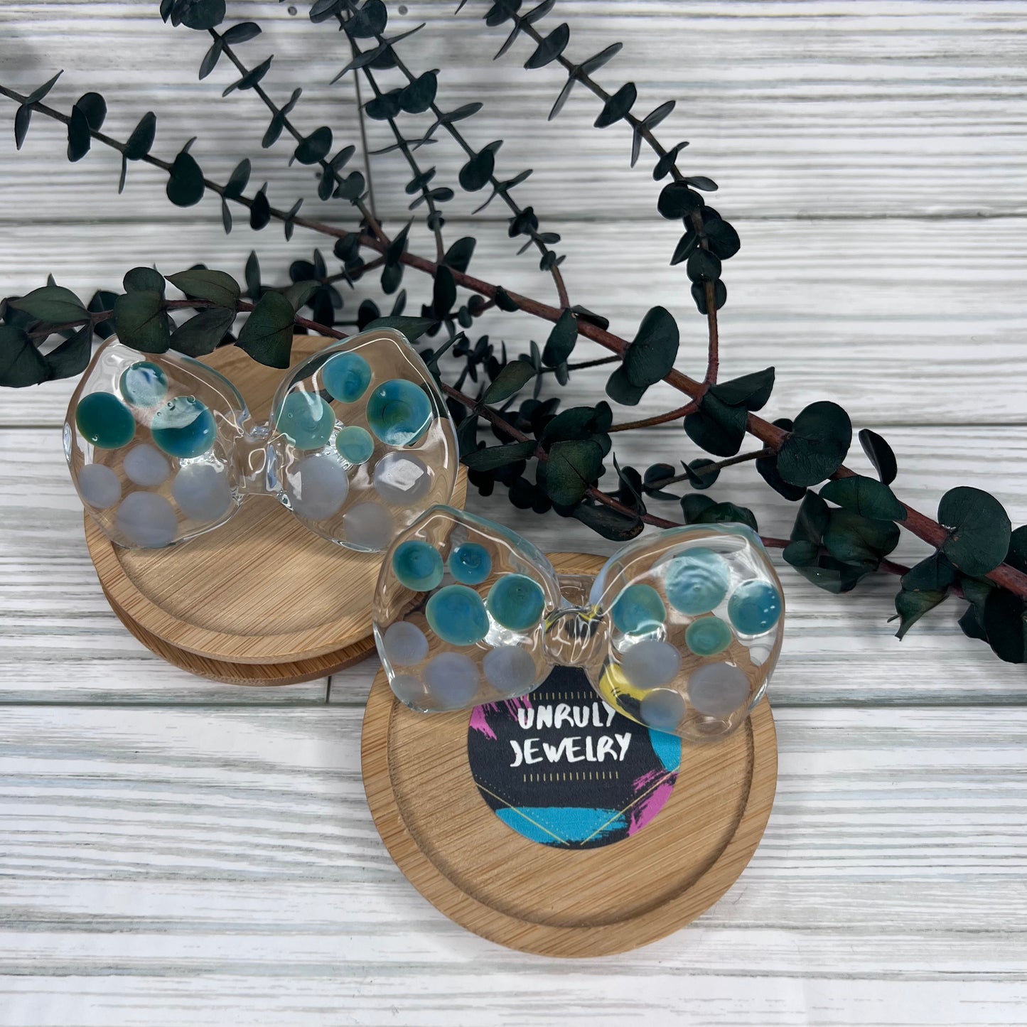 Oversized Glass Loc Bow (pair)