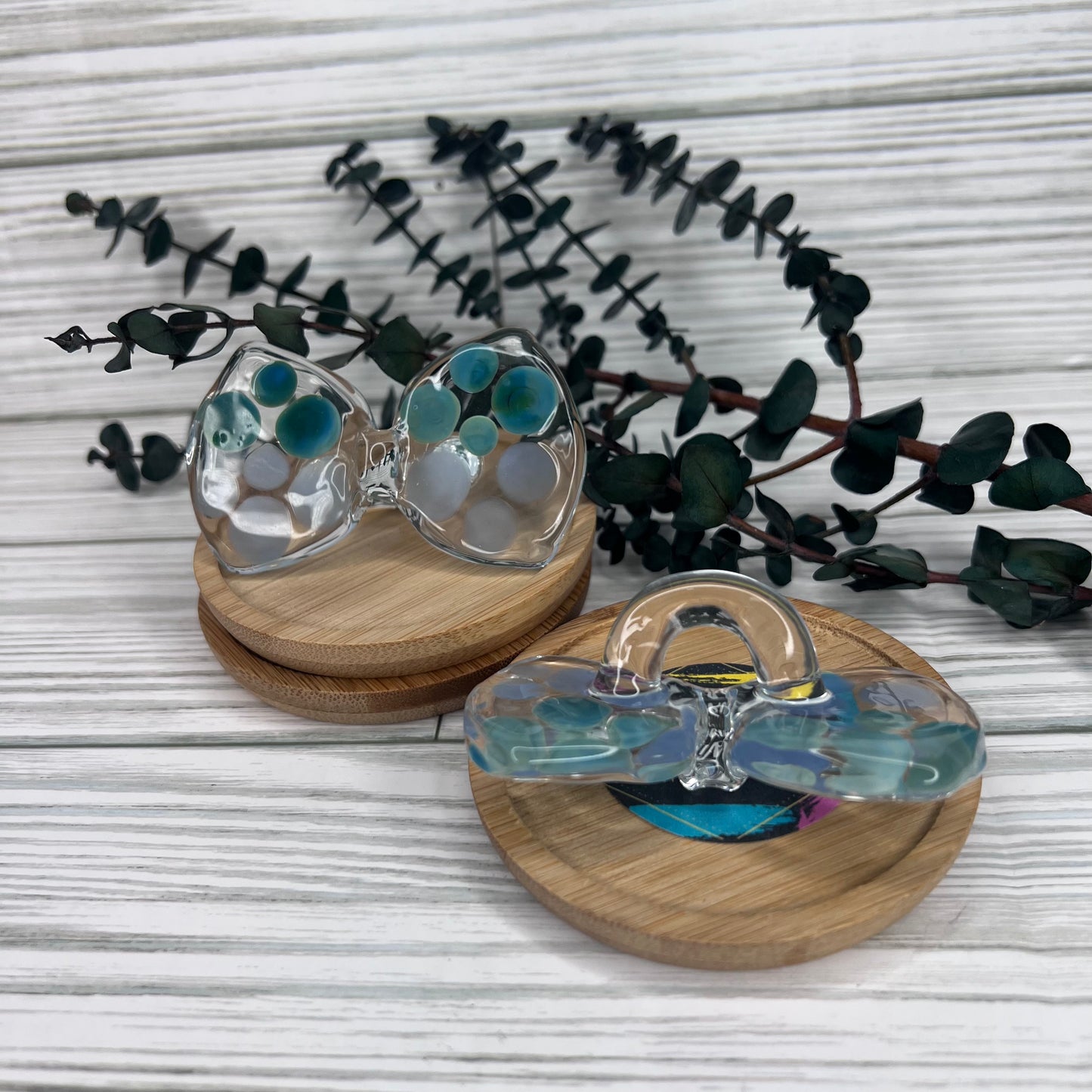 Oversized Glass Loc Bow (pair)