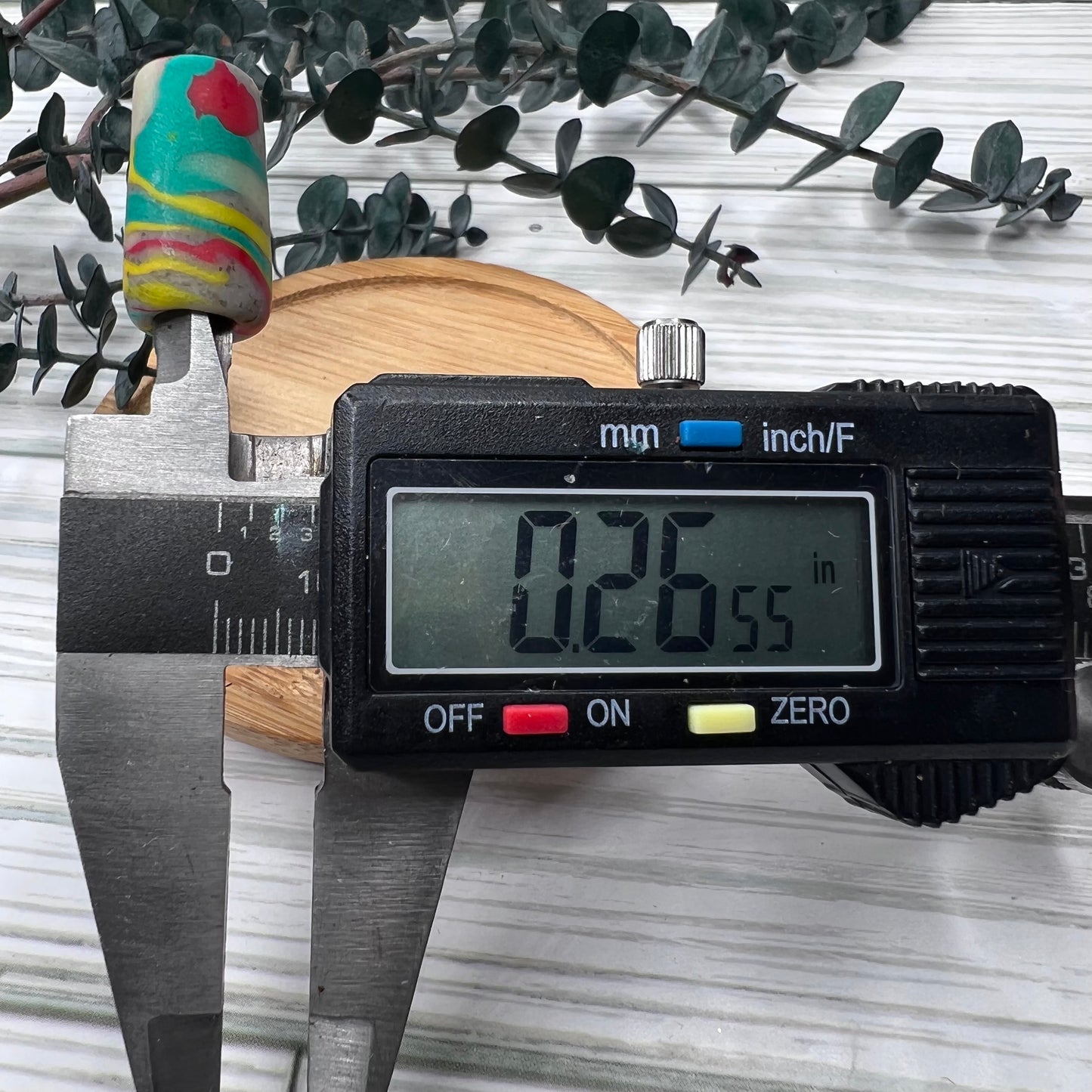 Rasta Granite Glow Clay Tube