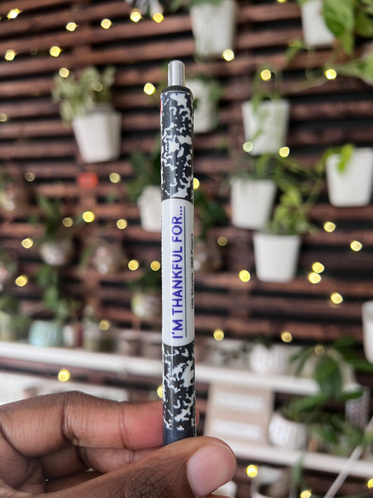 I’m Thankful For… Composition Book Pen