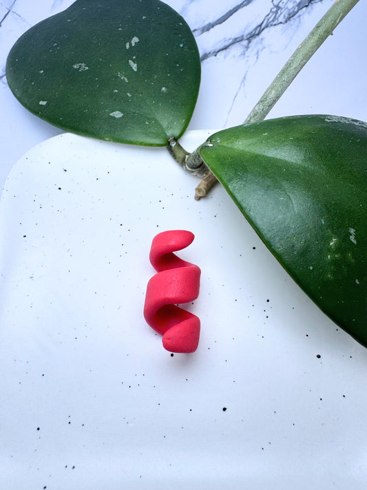 Watermelon Clay Open Spiral