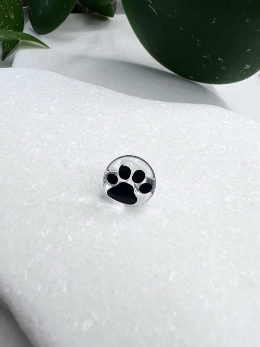 Black Paw Print