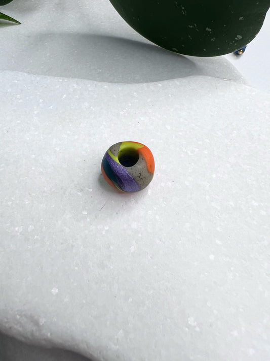 Lime and Orange Round (large opening)