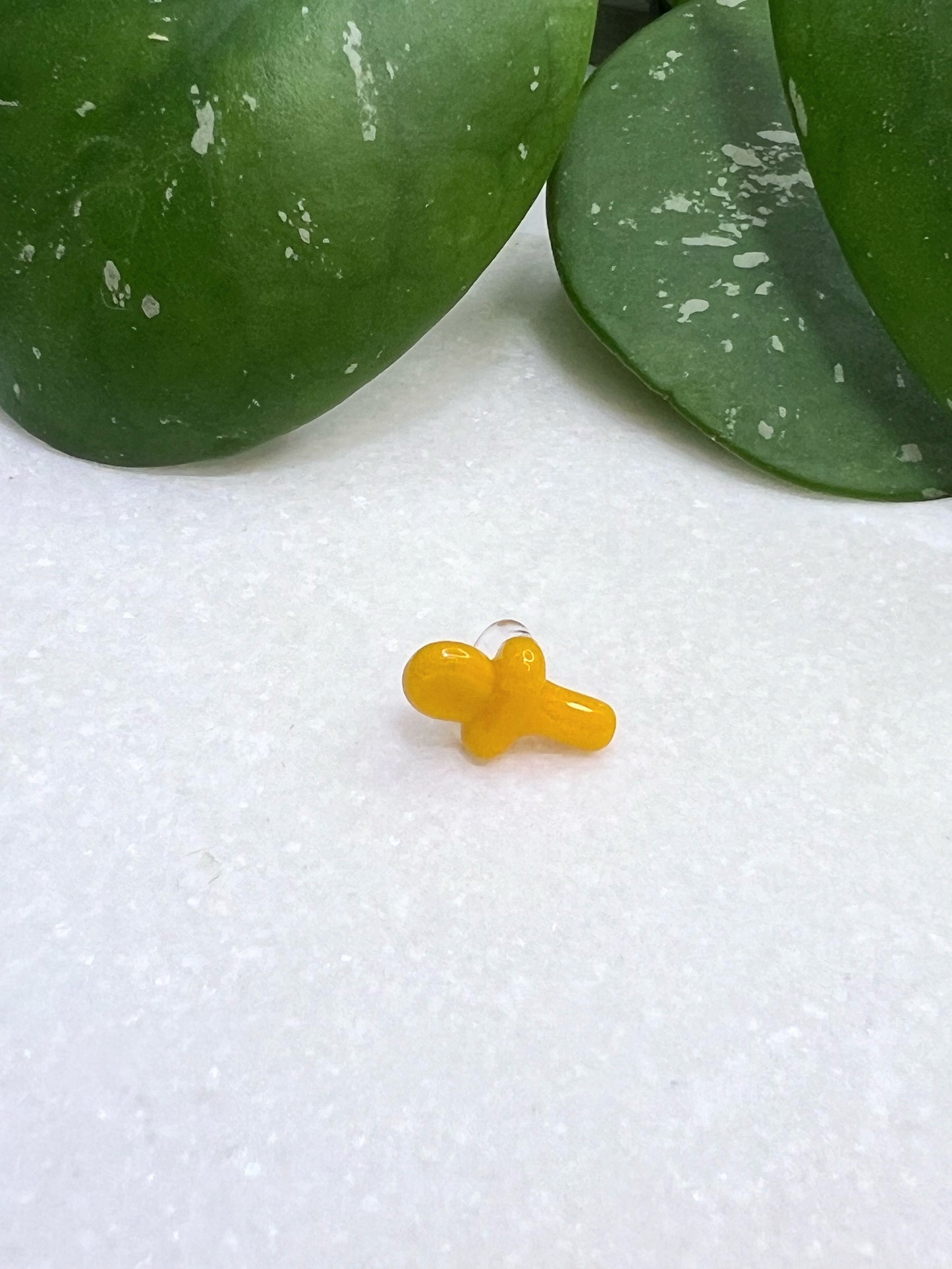 Yellow Anhk  (micro/sister loc bead)