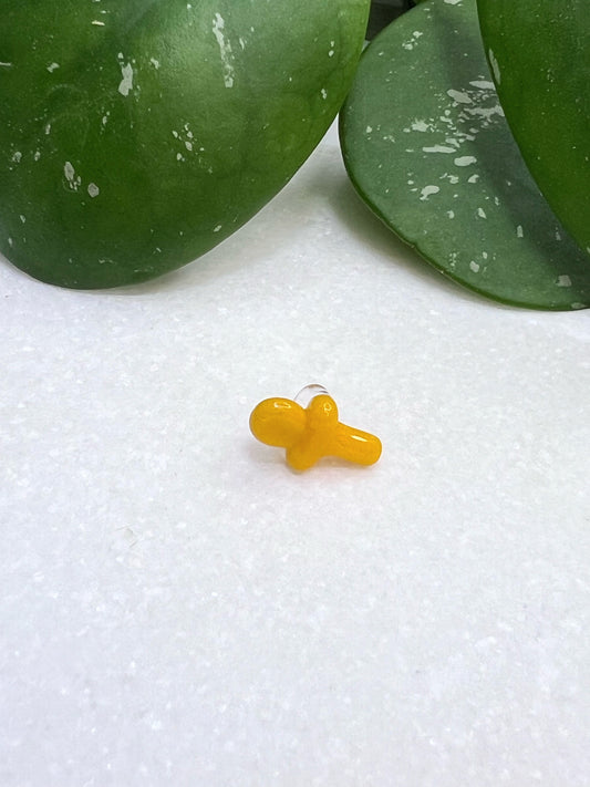 Yellow Anhk (micro/sister loc bead)