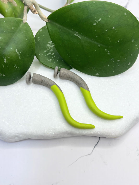 Lime and Granite Faux Gauges