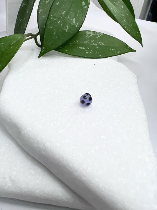 Lav lady bug (micro/sisterloc bead)