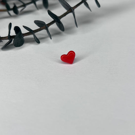 Red Heart (micro/sister loc bead)